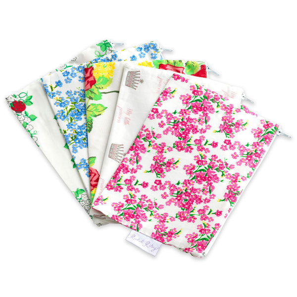 Pink Forget-me-not Pouch