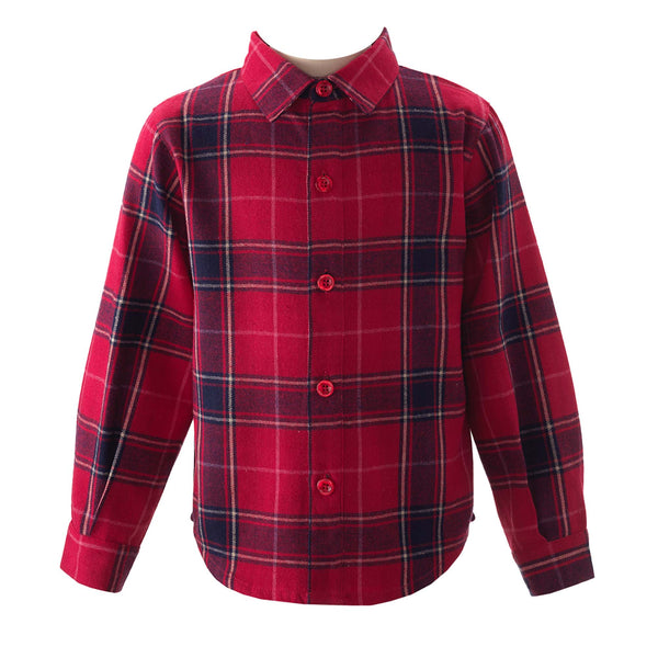 Red Flannel Tartan Shirt