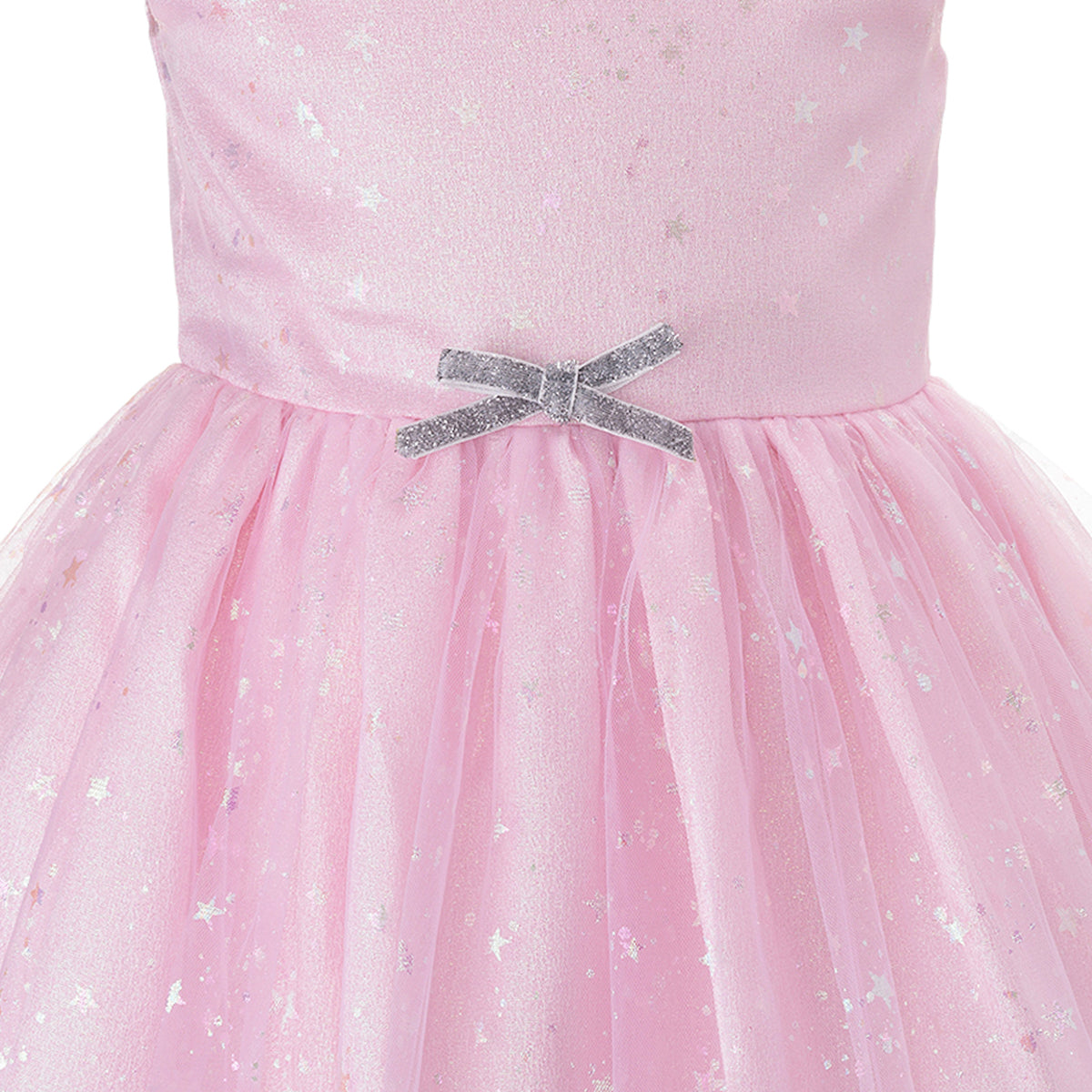 Sparkle Star Tulle Dress Pink