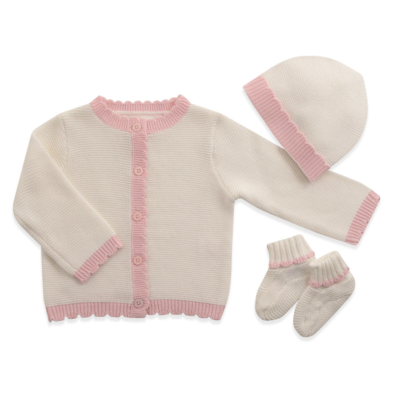 New Baby Pink Knit Giftset