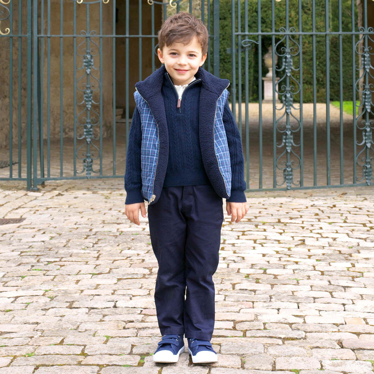 Reversible Shearling Gilet