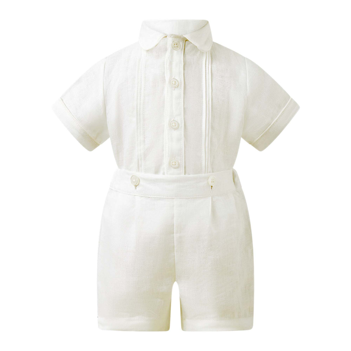 Linen Short and Shirt Set