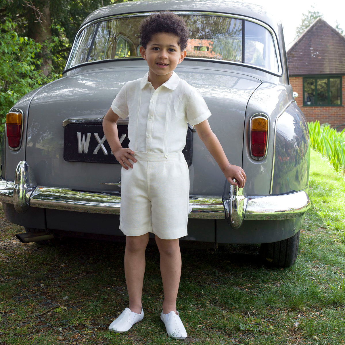 Linen Short and Shirt Set
