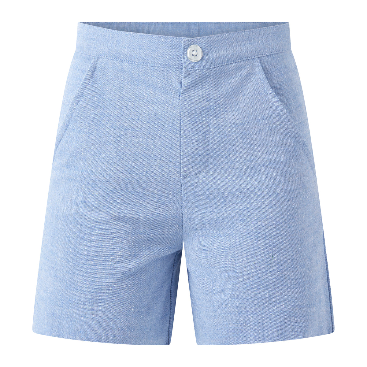 Blue Chambray Shorts