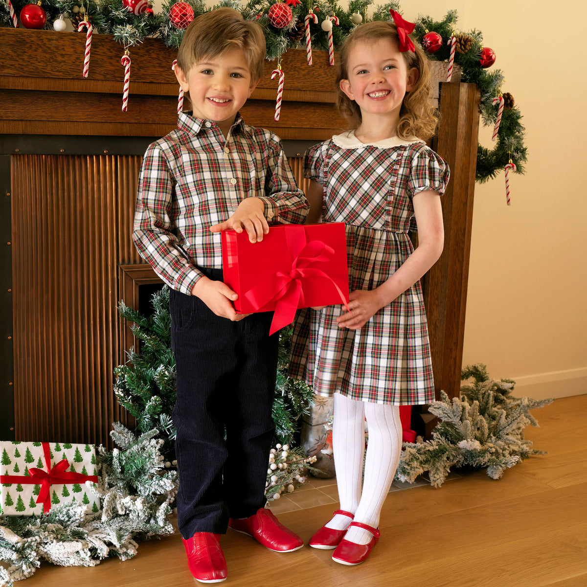 Ivory Tartan Shirt