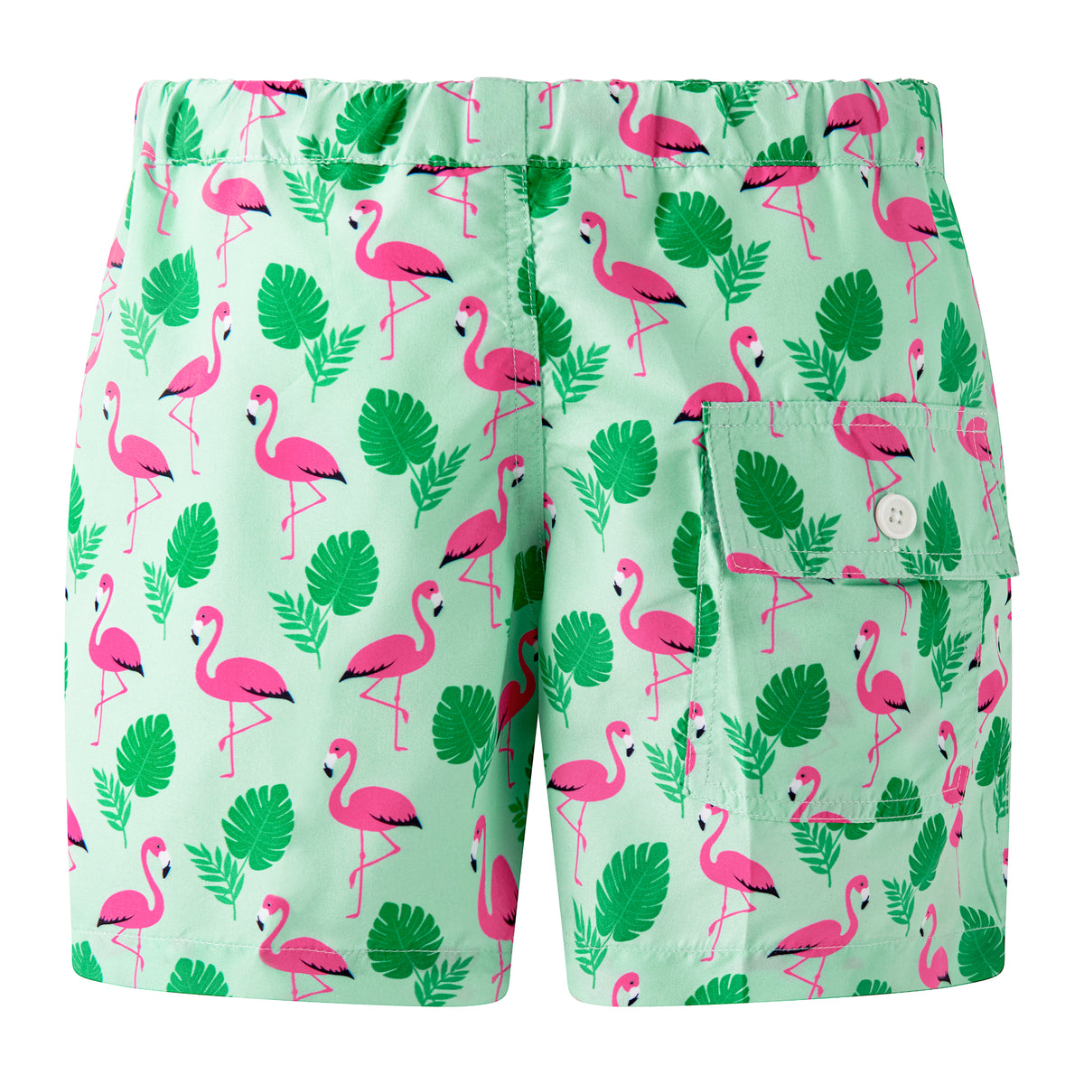 Green Flamingo Swimshorts