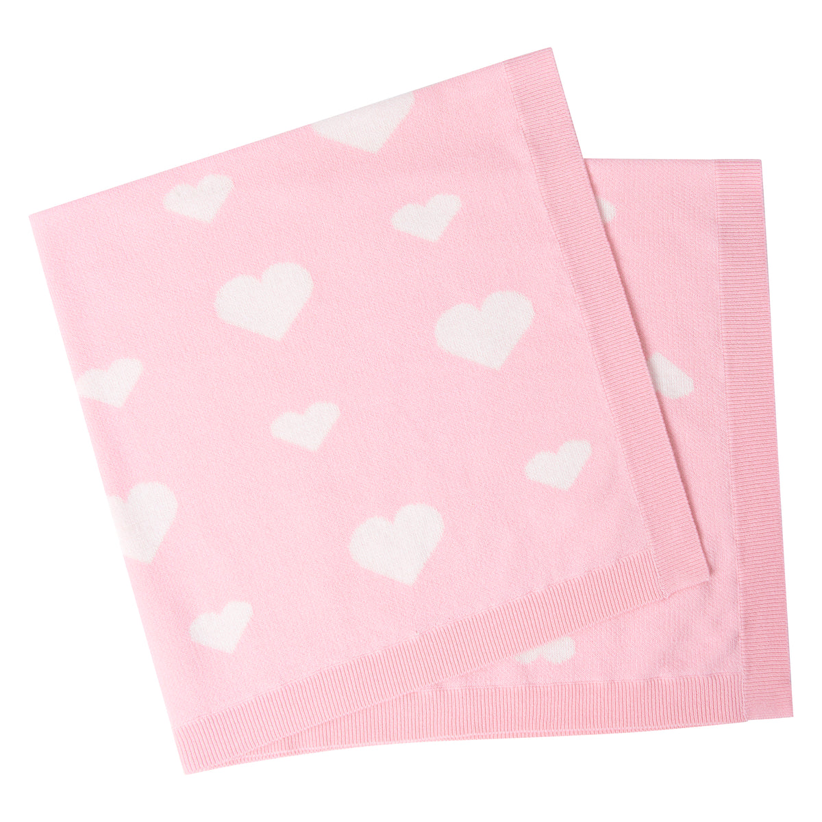 Heart Knit Blanket