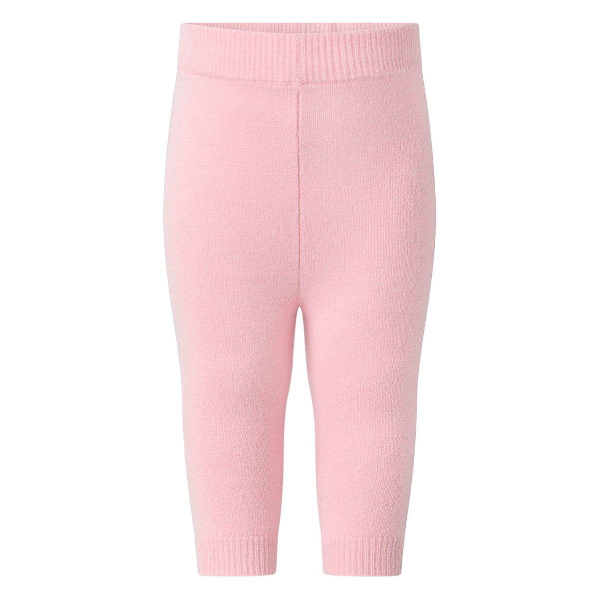 Pink Cashmere Set with Broderie Collar