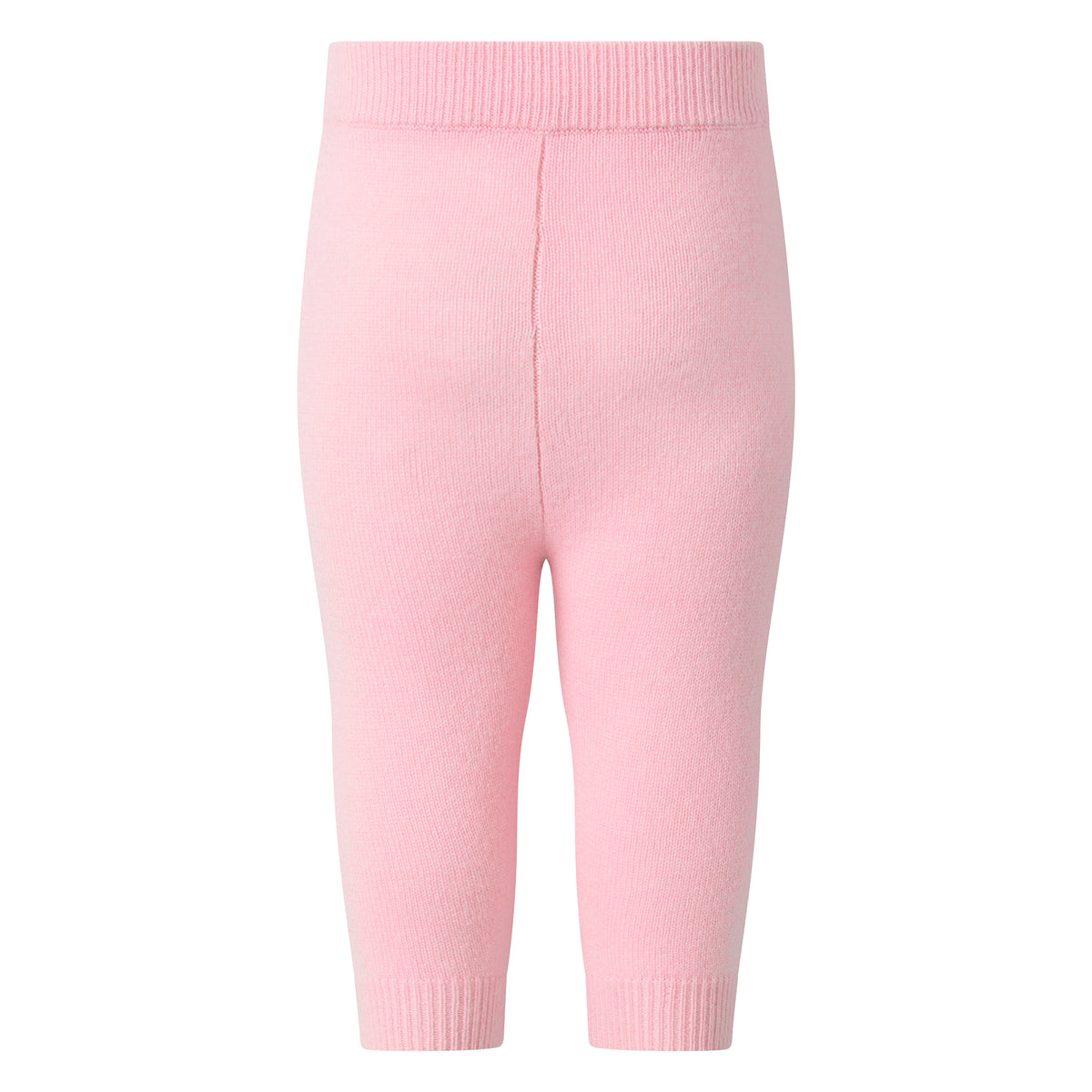 Pink Cashmere Set with Broderie Collar