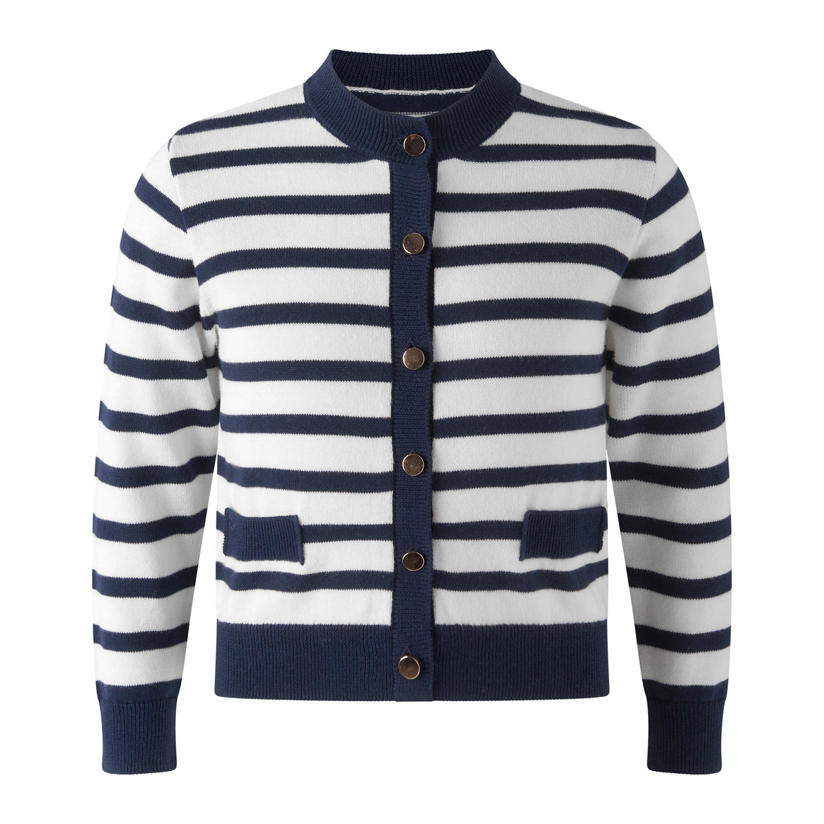 Breton Stripe Cardigan