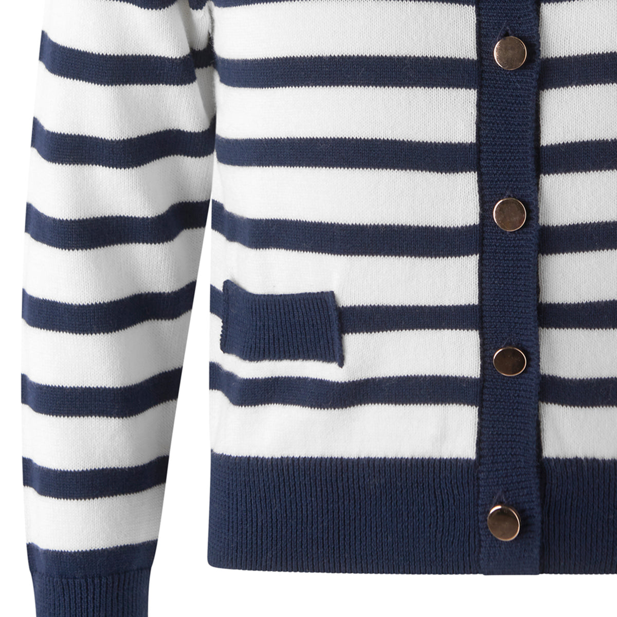 Breton Stripe Cardigan