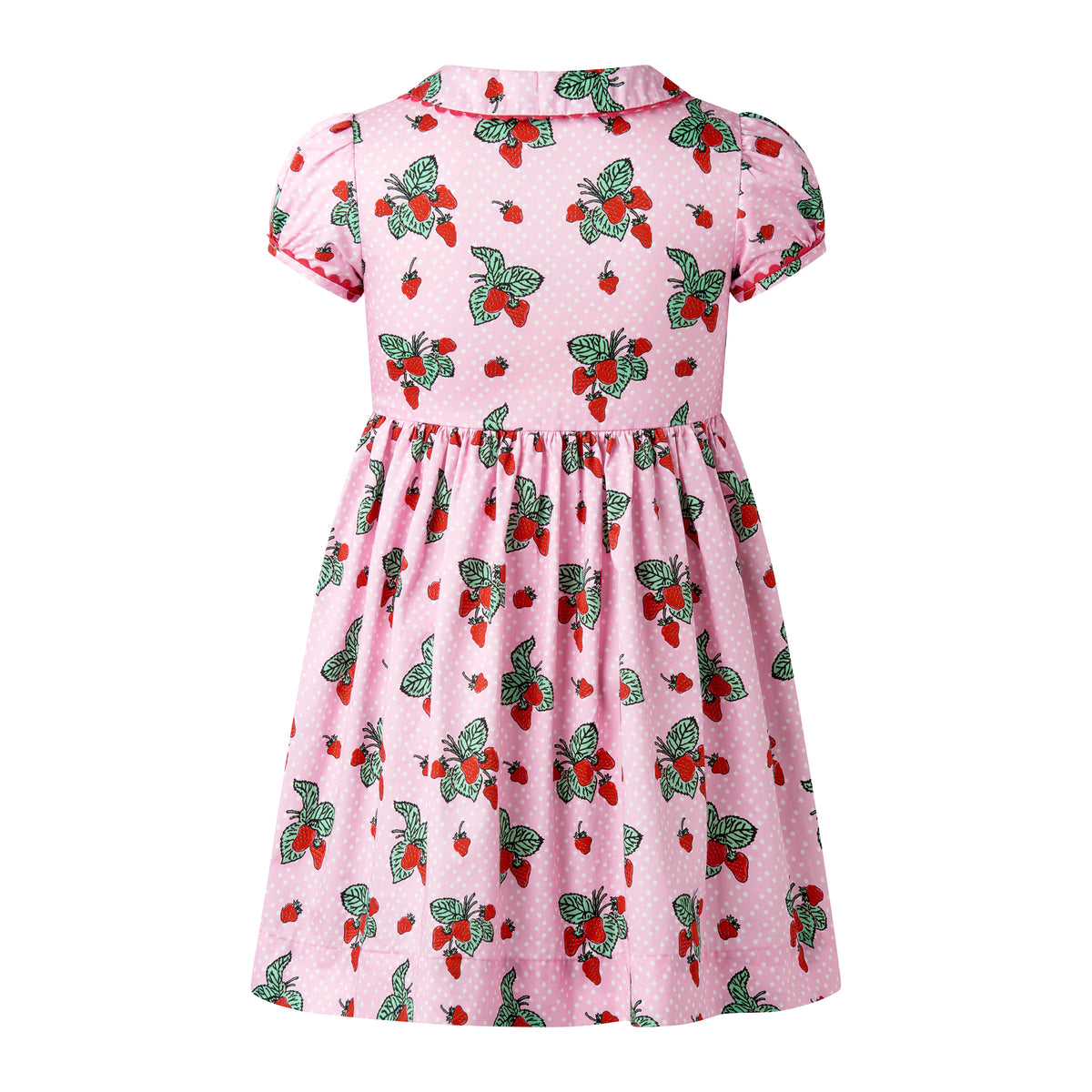 Strawberry Button-front Dress