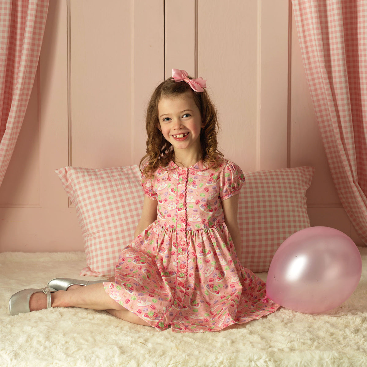 Tea Time Button-Front Dress