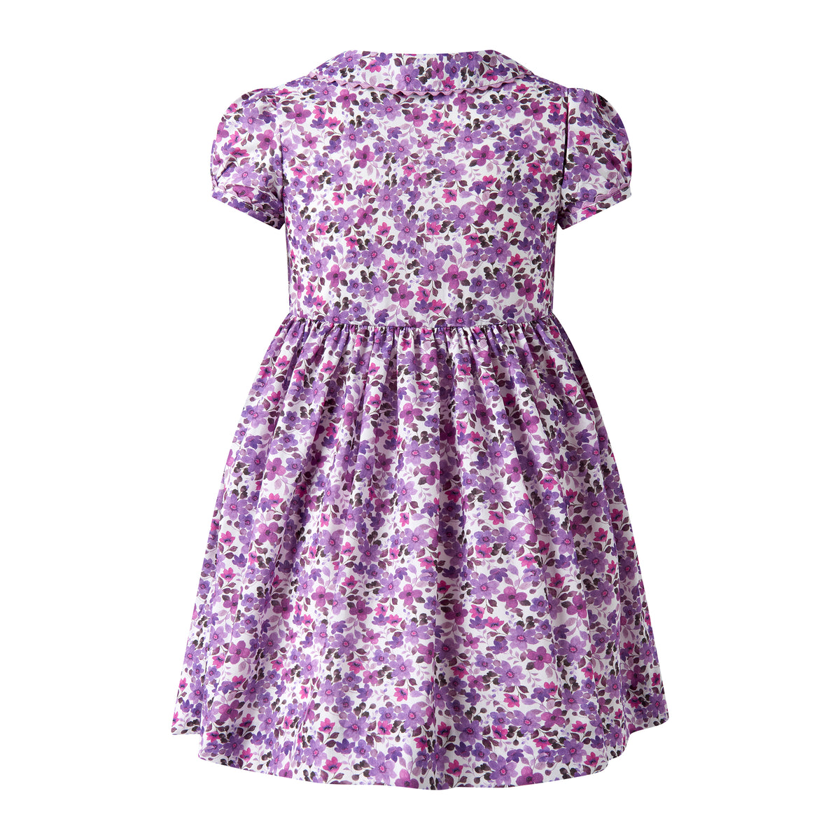 Violet Button-Front Dress