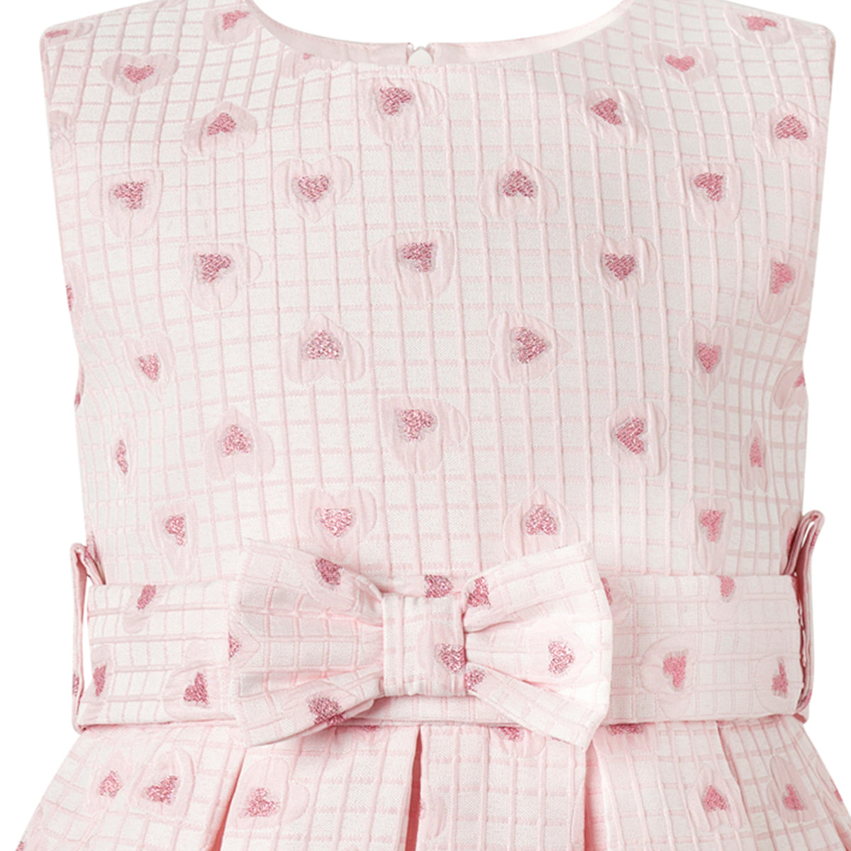 Grid Heart Damask Dress