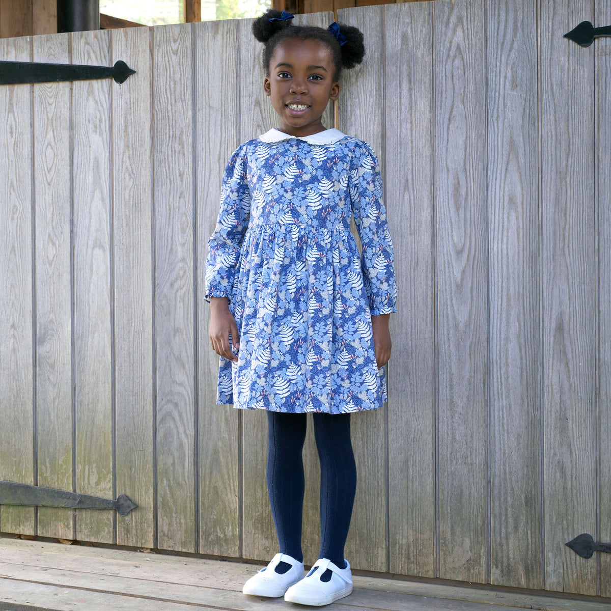 Acorn Leaf Peter Pan Collar Dress