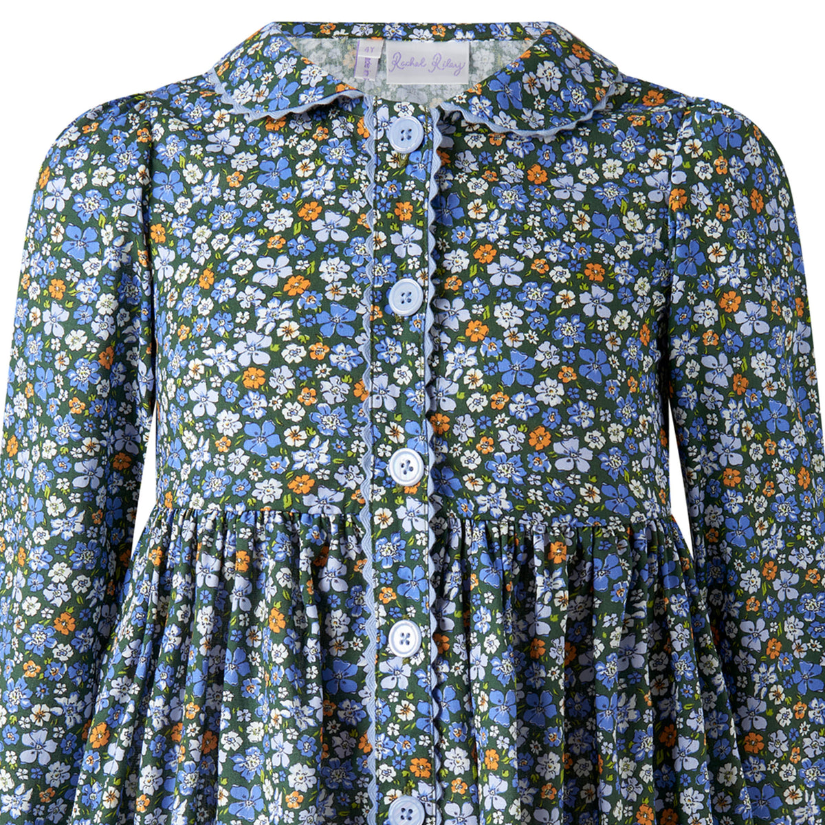 Meadow Floral Button-Front Dress