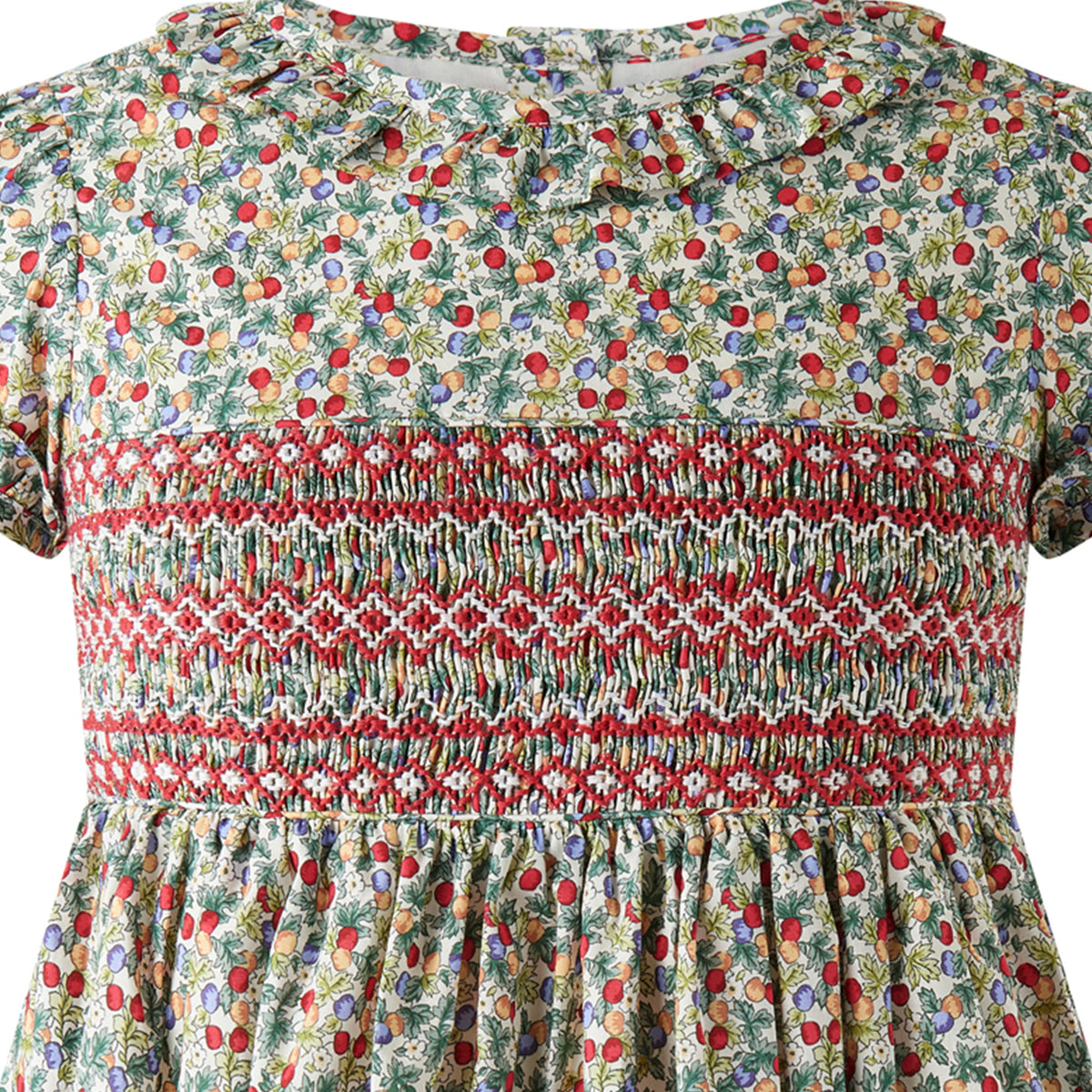 Apple Blossom Smocked Dress