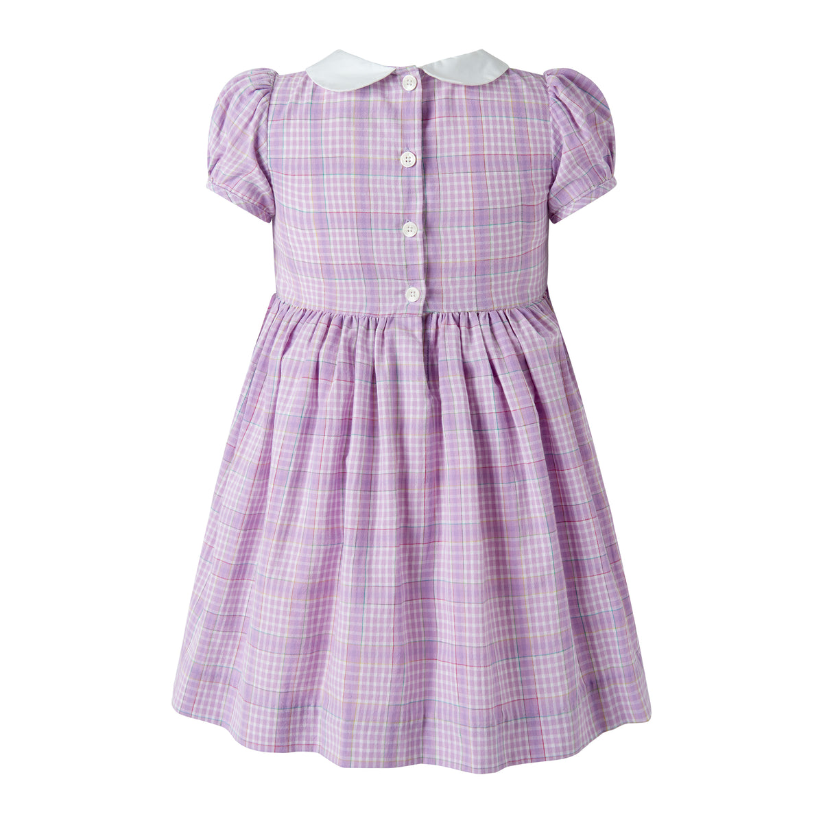 Purple Heart Smocked Dress