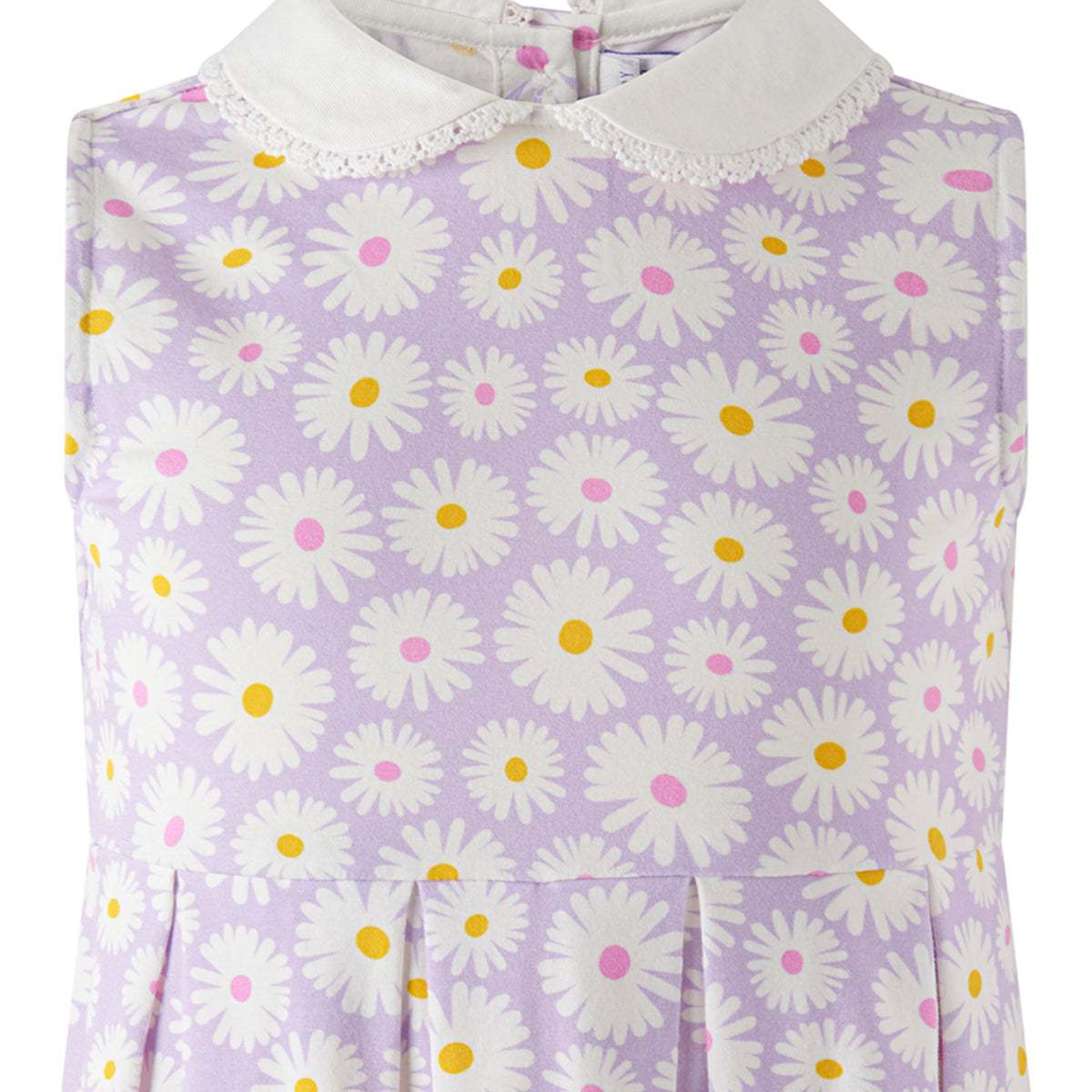 Purple Daisy Jersey Dress