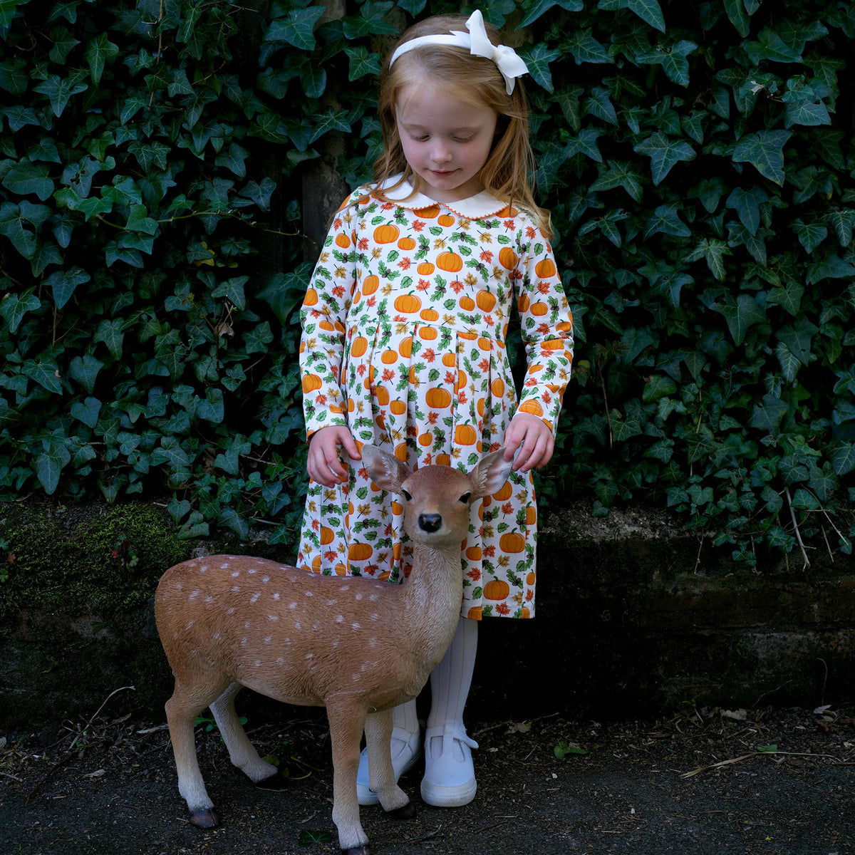 Pumpkin Jersey Dress