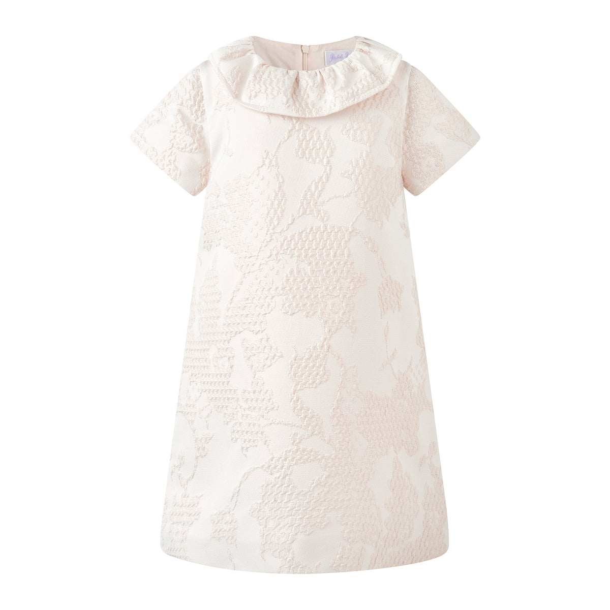 Gold Damask Shift Dress