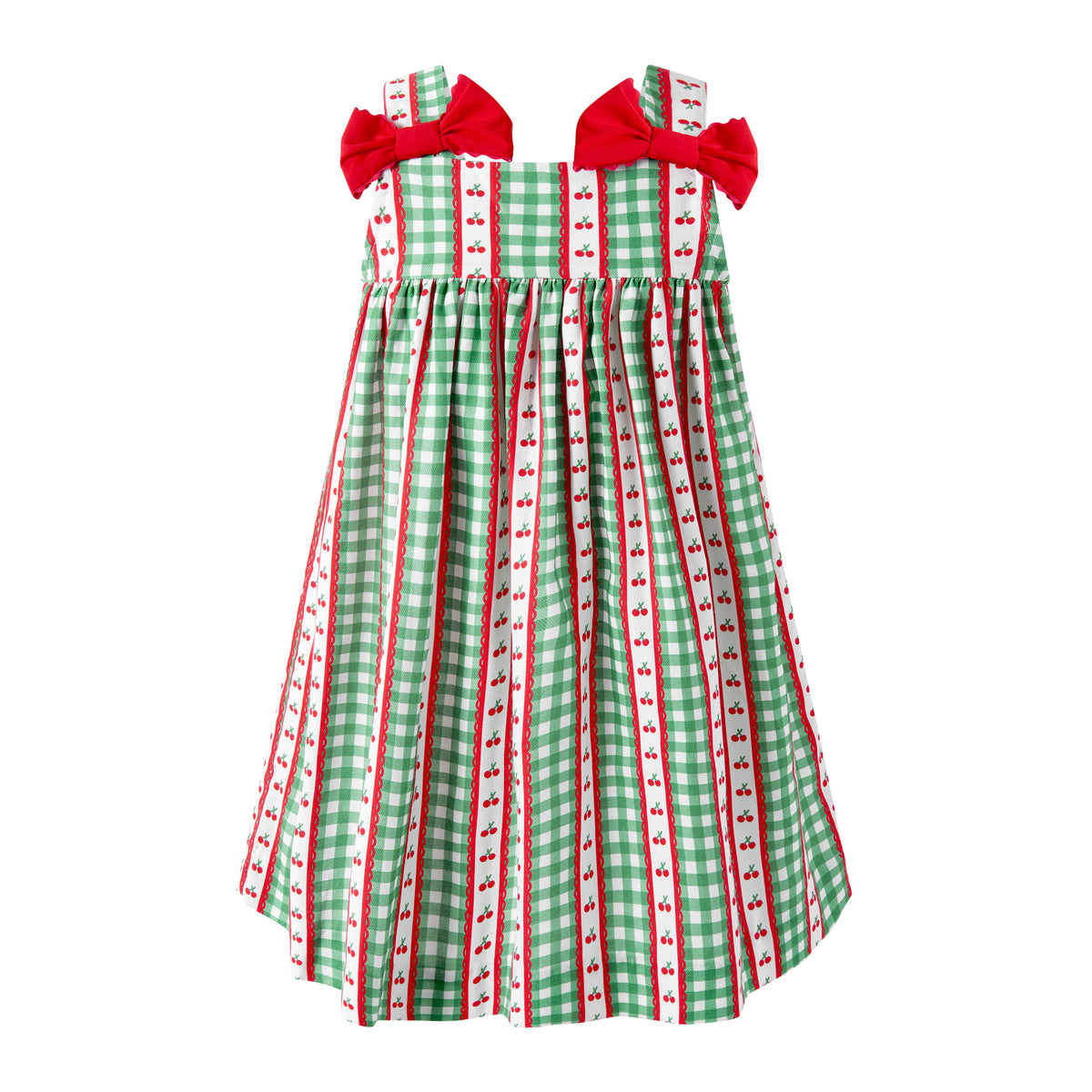 Cherry Gingham Sundress
