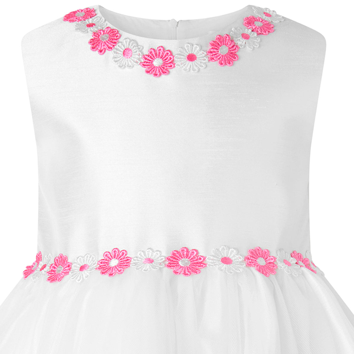 Pink Daisy Tulle Dress
