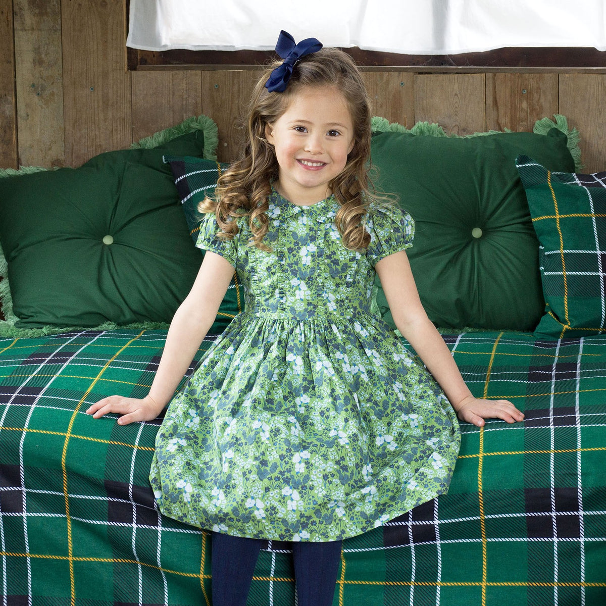 Garden Floral Frill Front Dress
