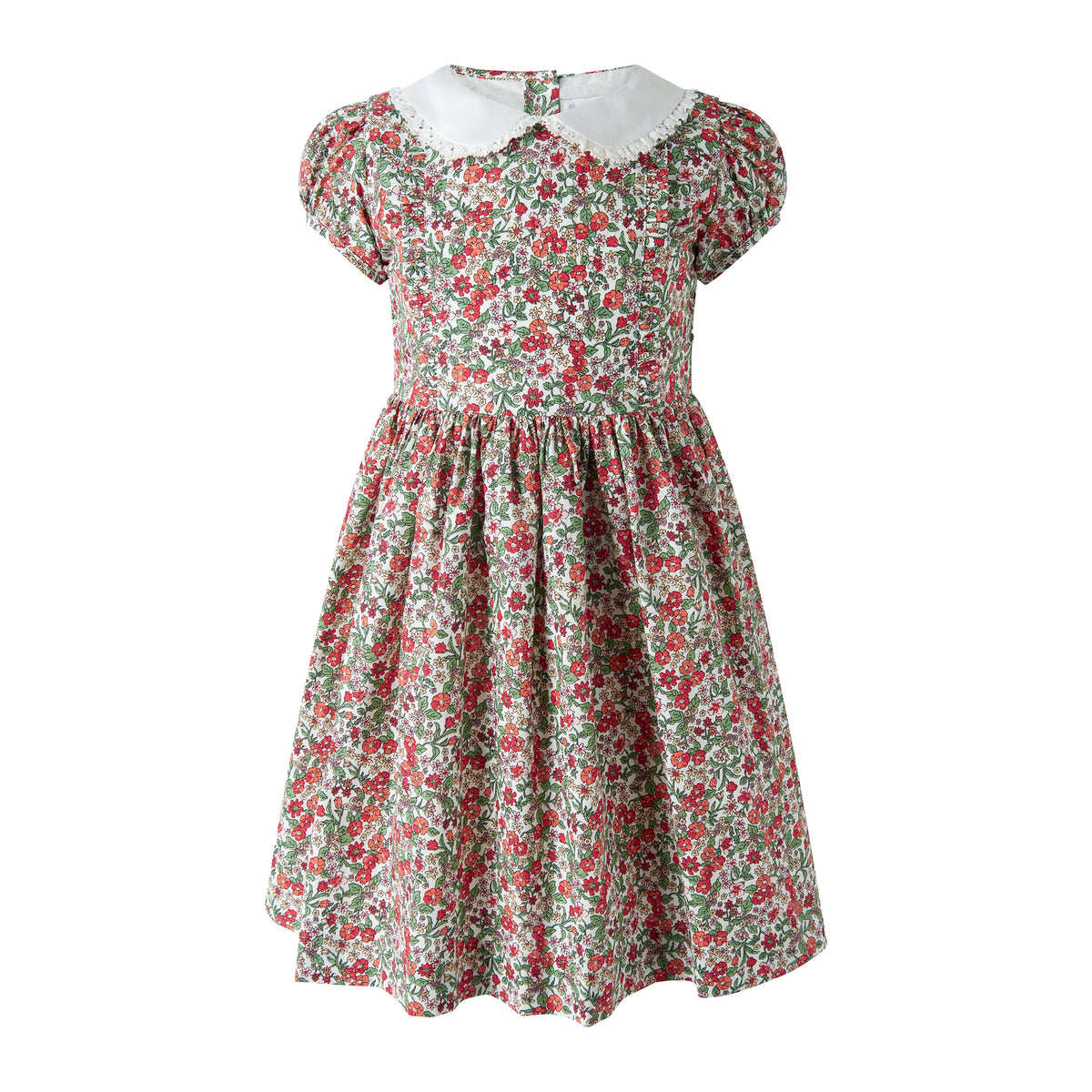 Botanical Frill Front Dress