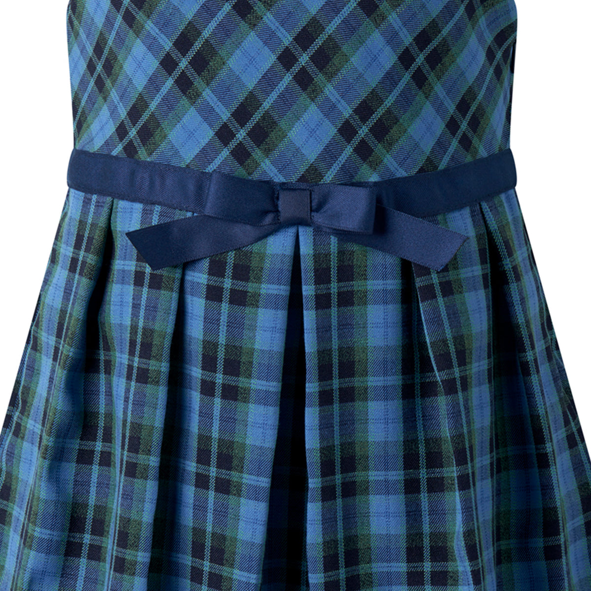 Check Flared Pinafore
