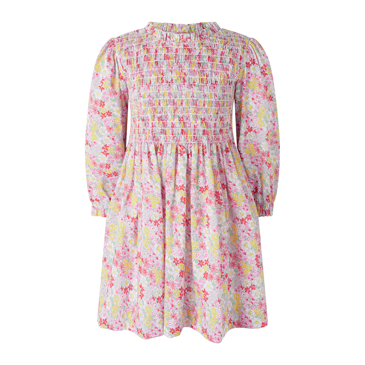 Ditsy Garden Ruched Dress