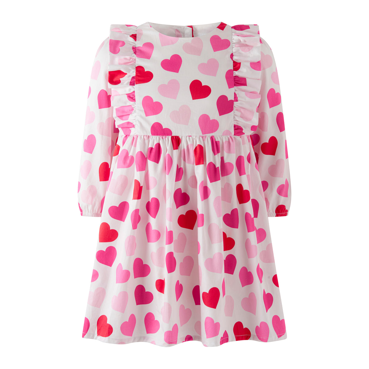 Scatter Heart Frill Dress