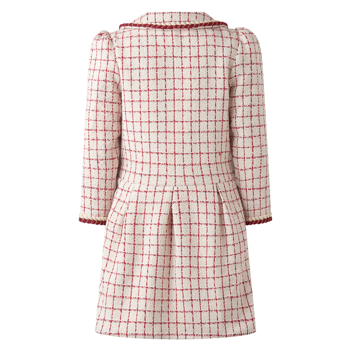 Check Tweed Dress