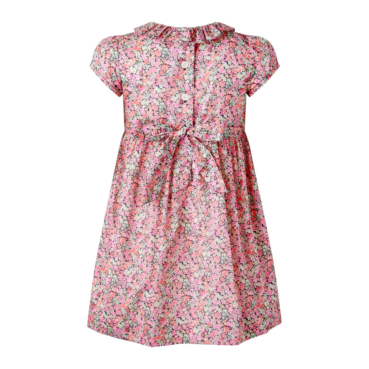 Mini Floral Frill Collar Dress