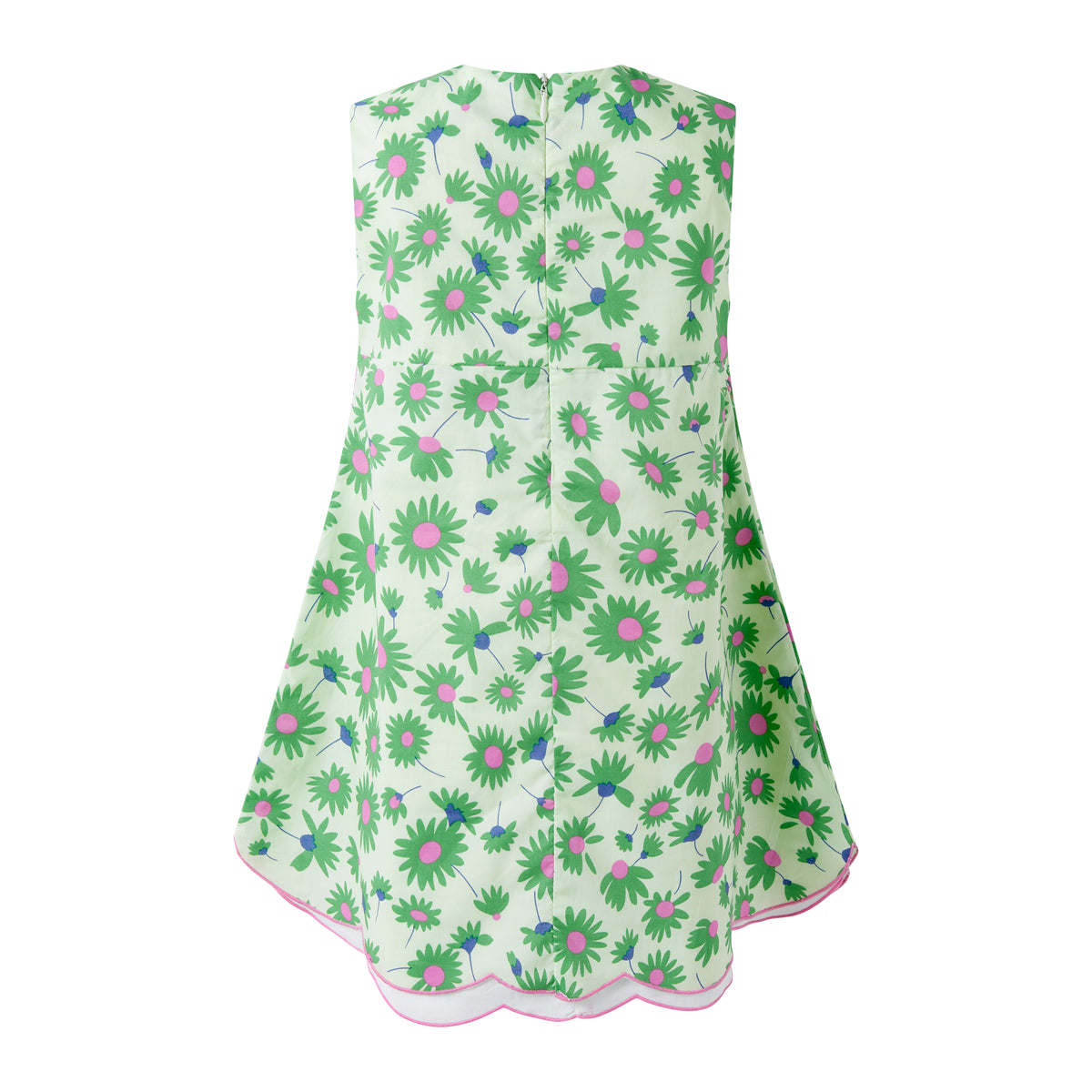 Green Floral Shift Dress