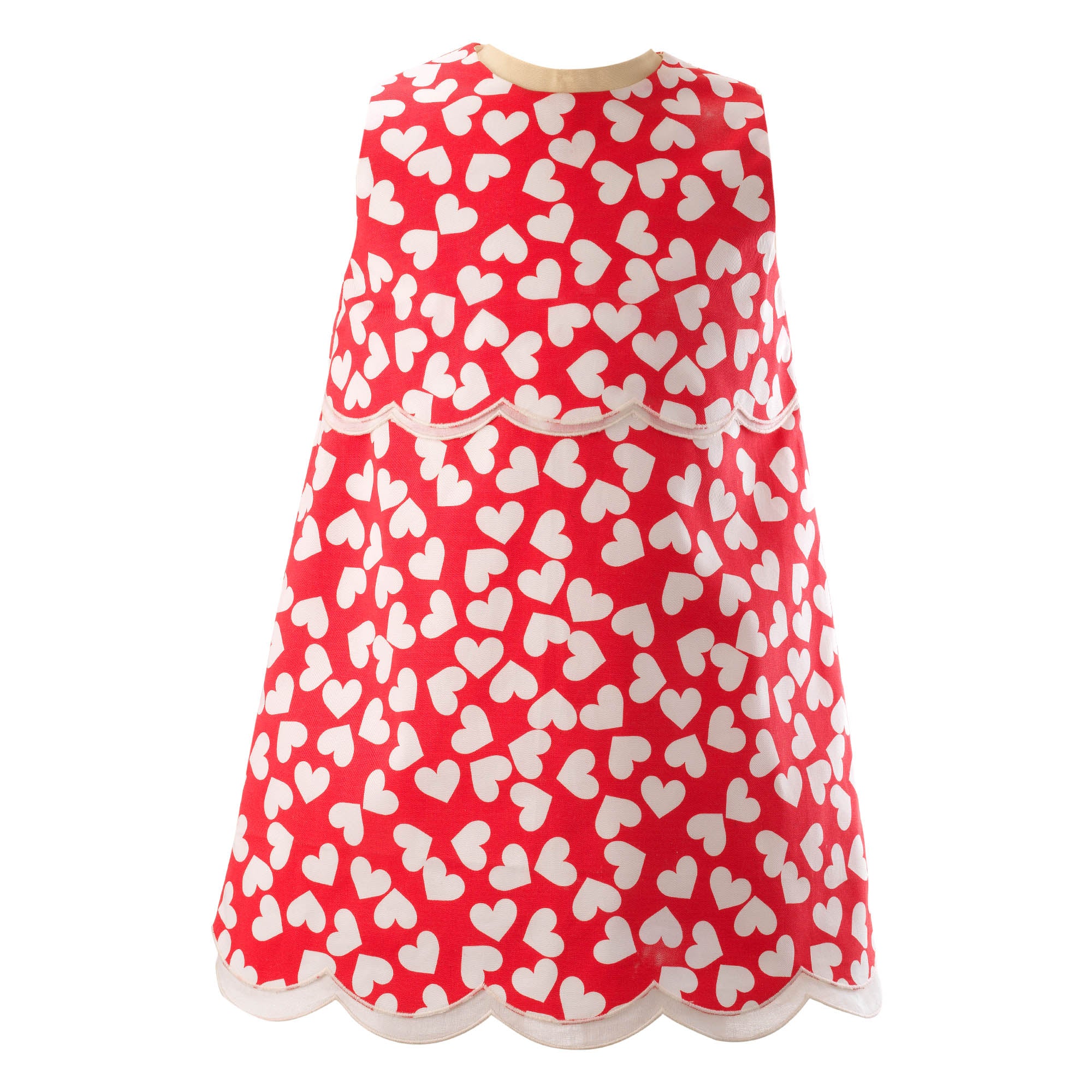 Scalloped open sales back shift dress