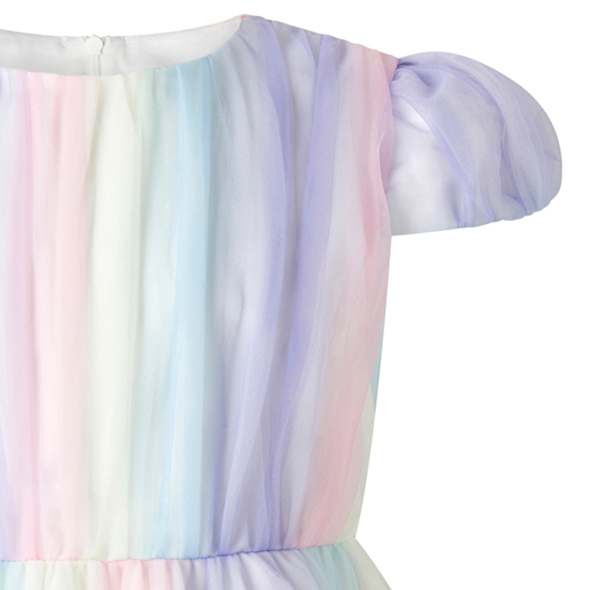 Rainbow Tulle Party Dress