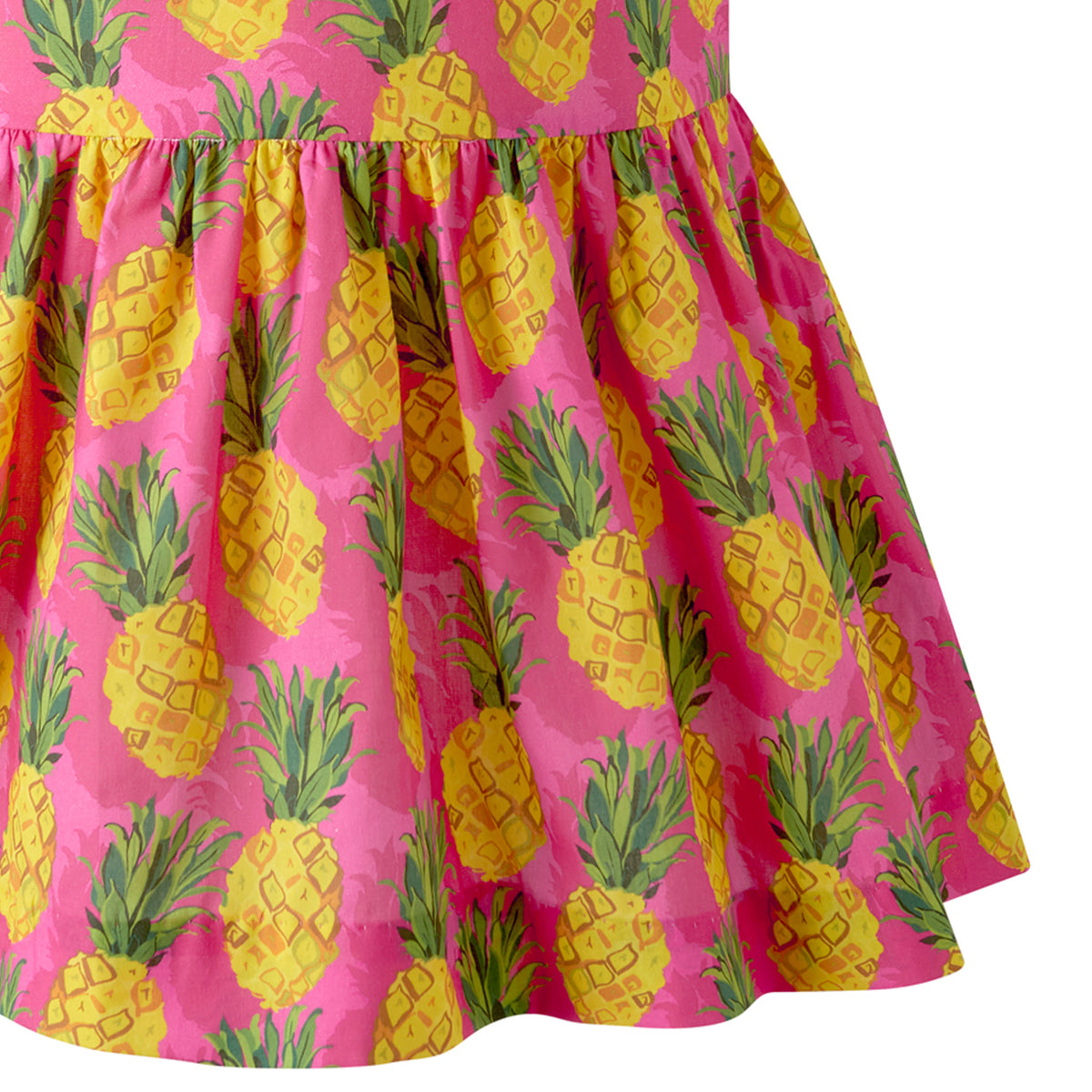 Pink Scalloped Pineapple Dress