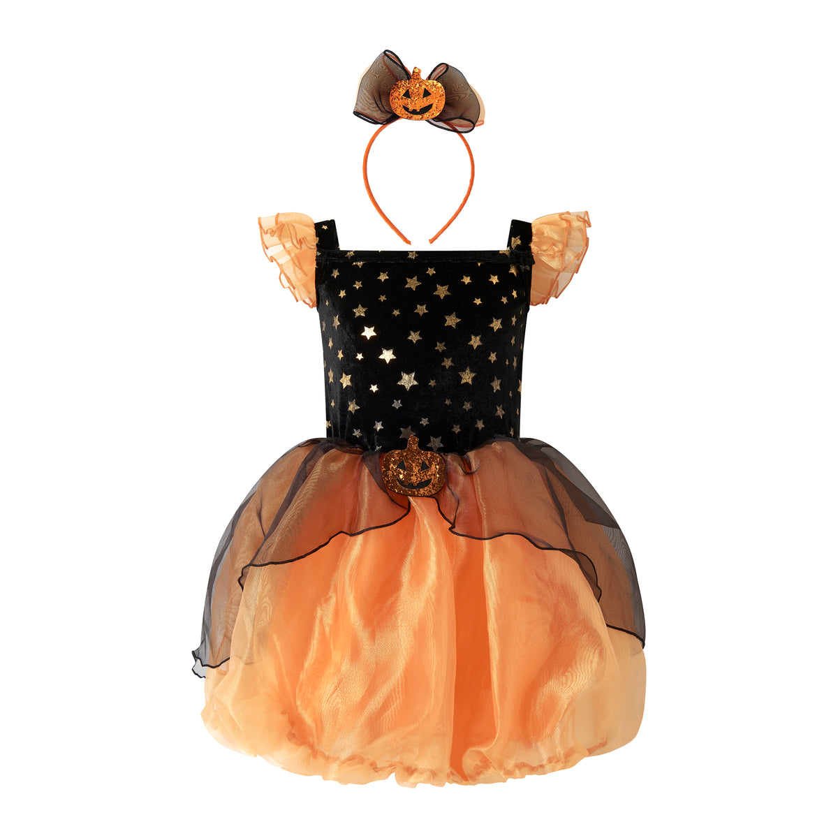 Pumpkin Dress and Hairband