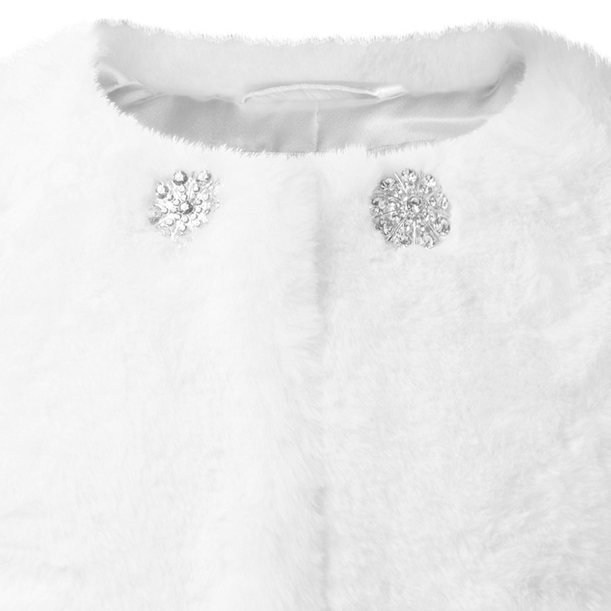 Diamond Faux Fur Jacket