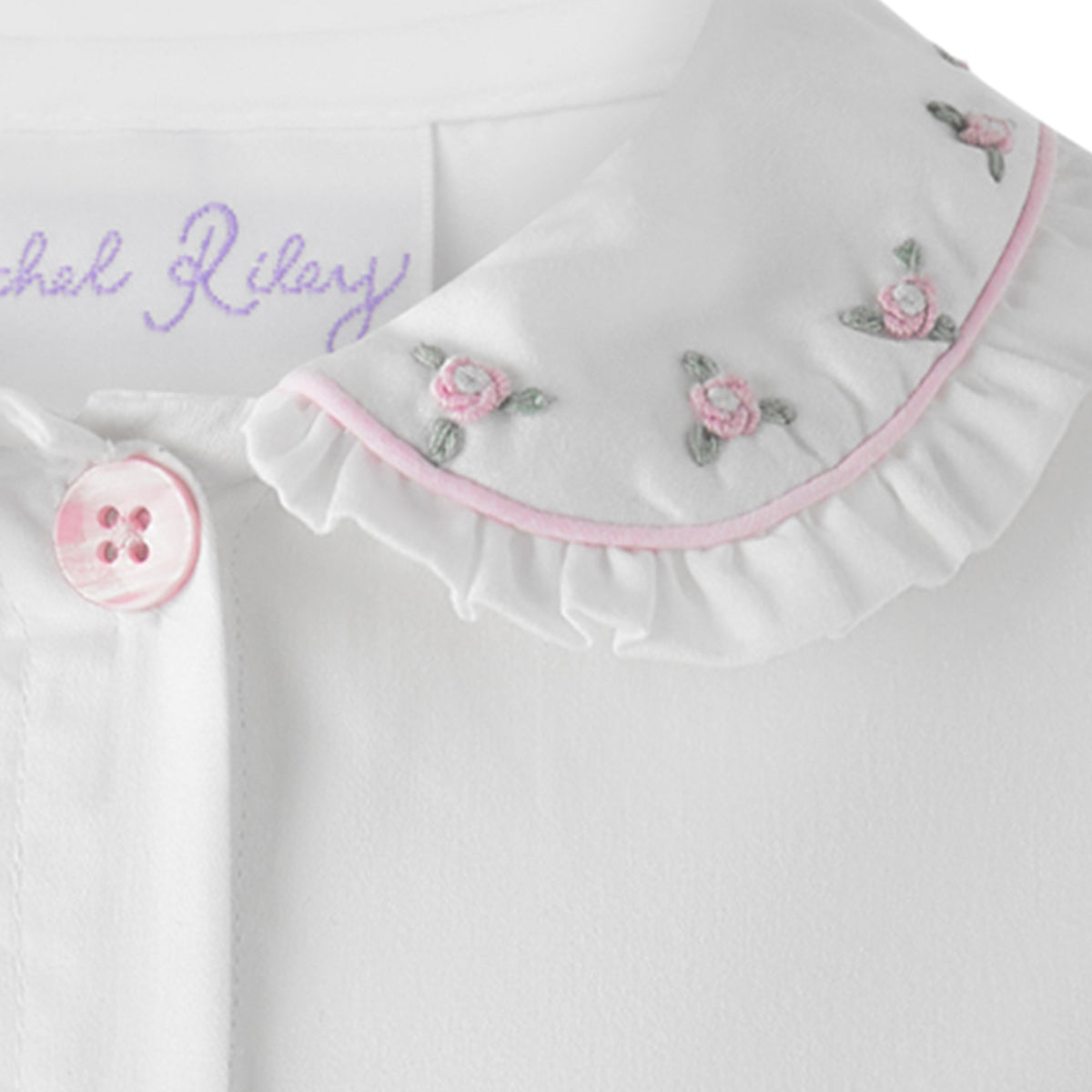 Rose Smocked Babycord Pinafore & Blouse Set
