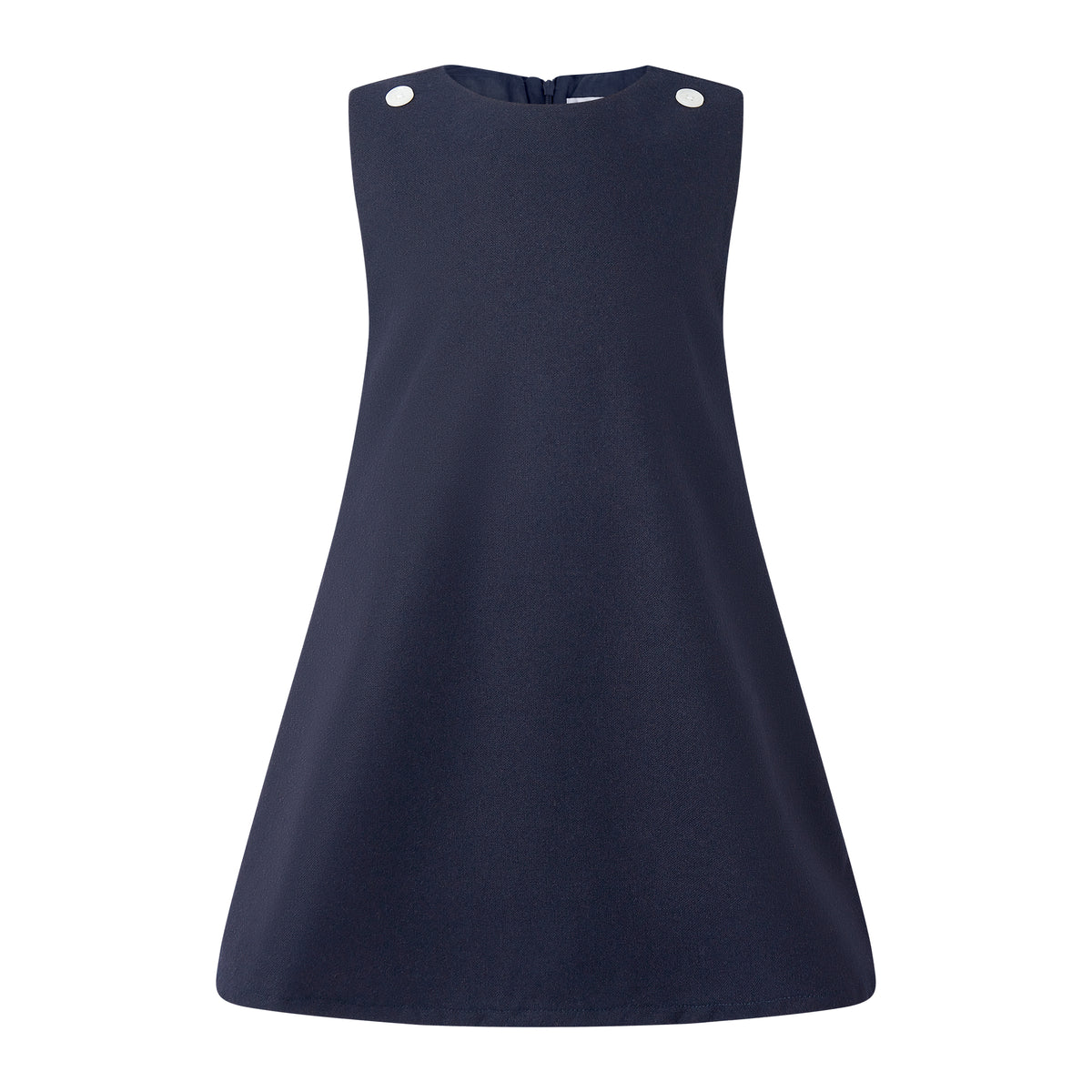Navy Floral Blouse Pinafore Dress