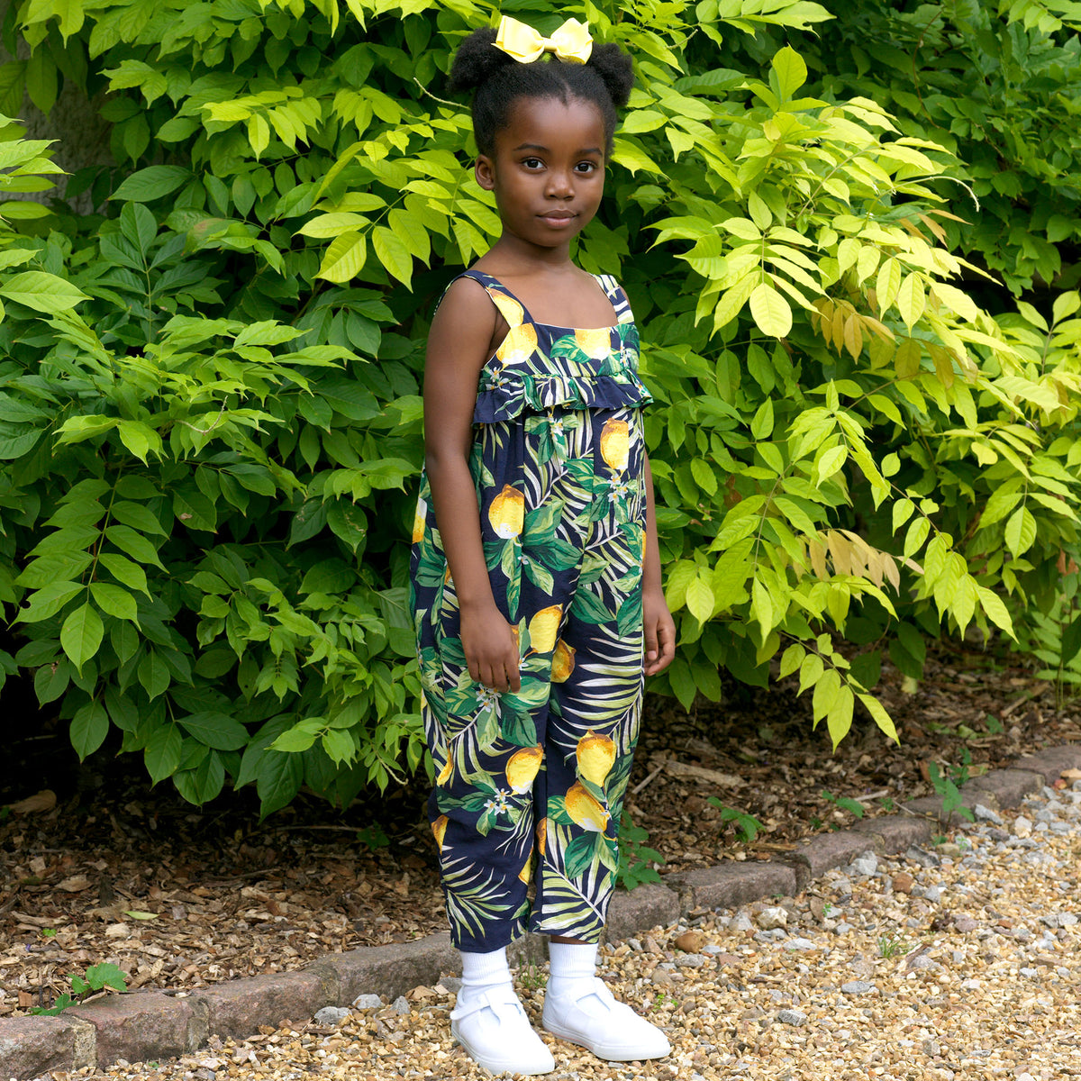 Lemon Ruffle Jumpsuit