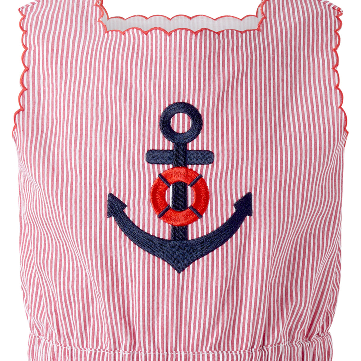 Anchor Embroidered Playsuit