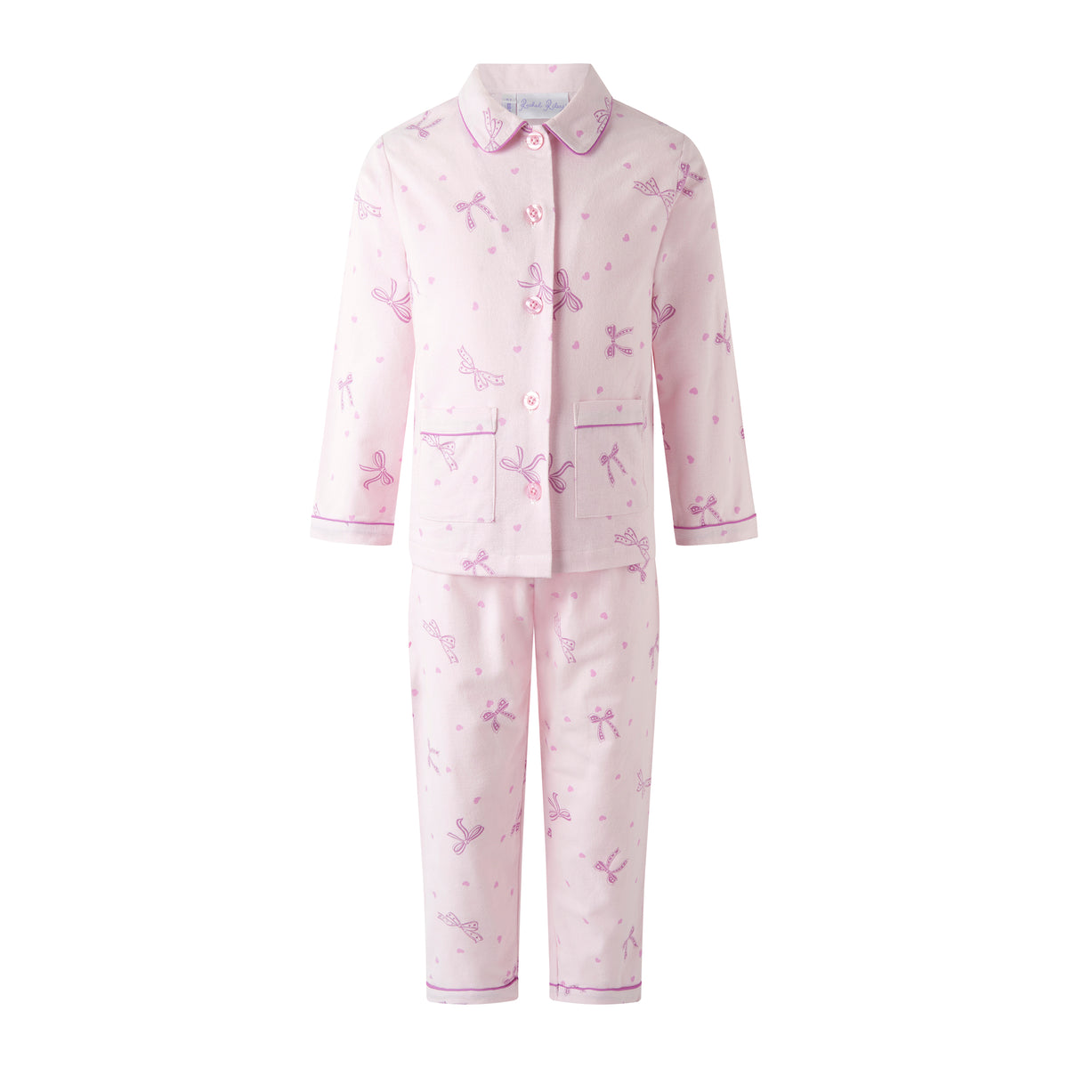 Bow Flannel Classic Pyjamas