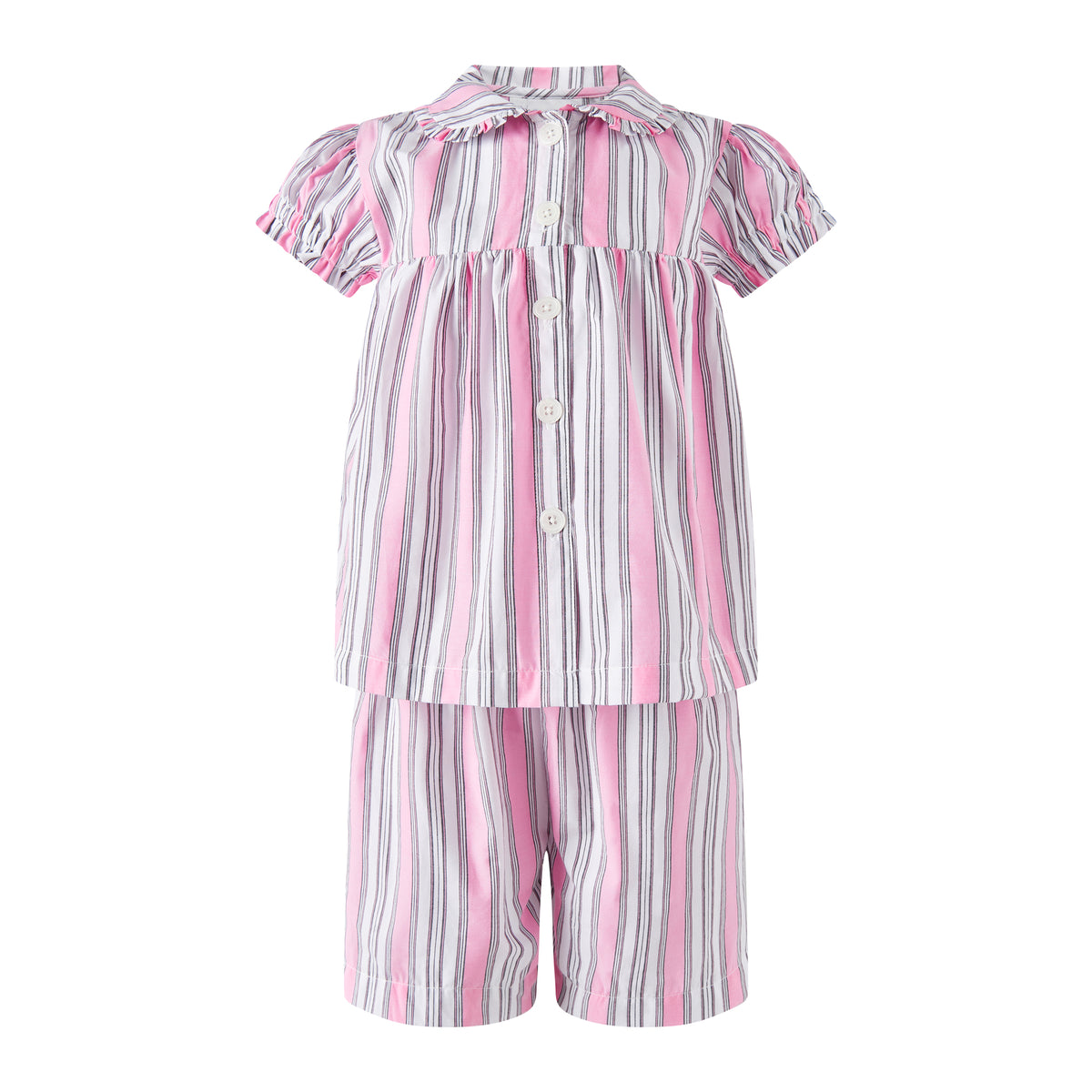 Stripe Babydoll Pyjamas, Pink