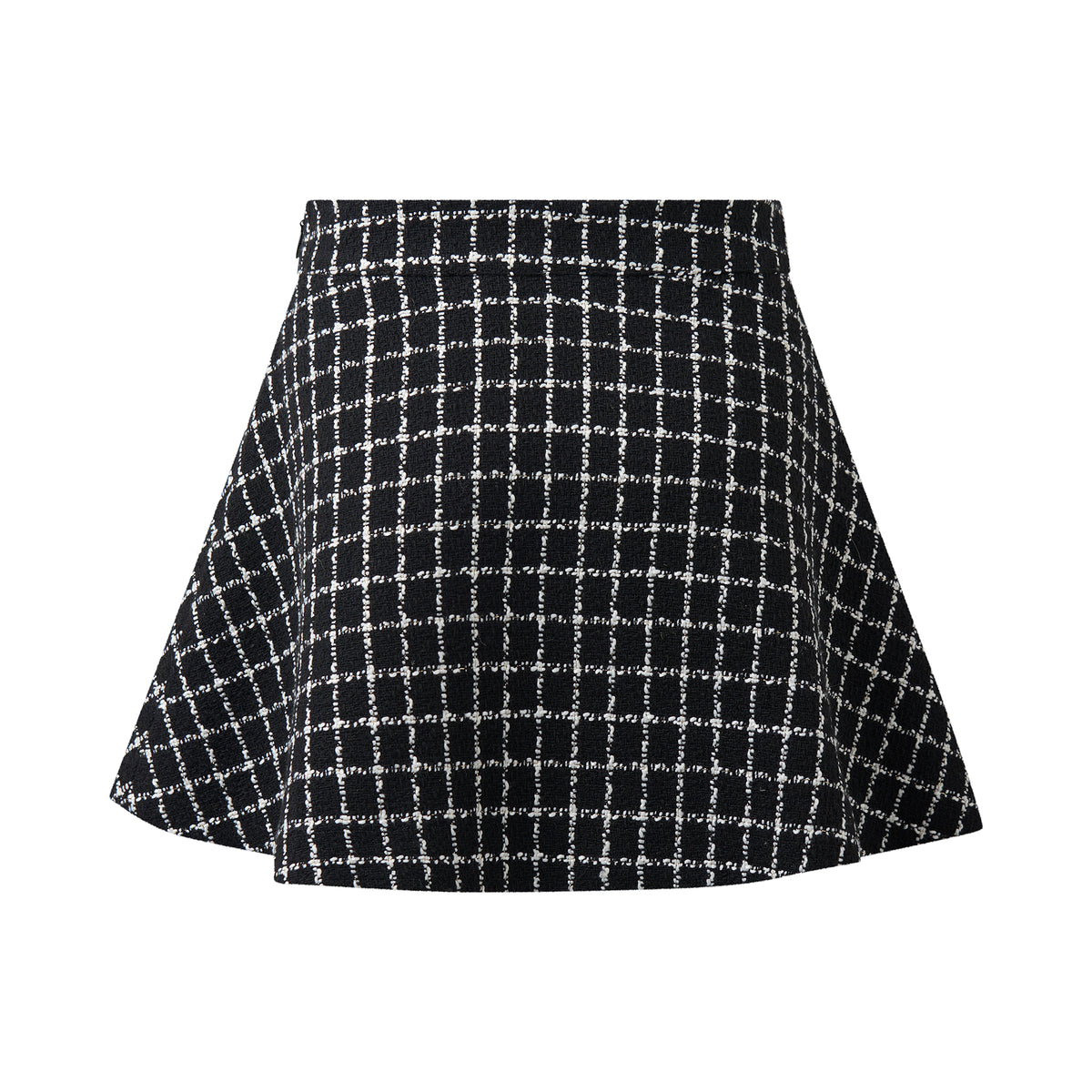 Check Tweed Jacket and Skirt Set