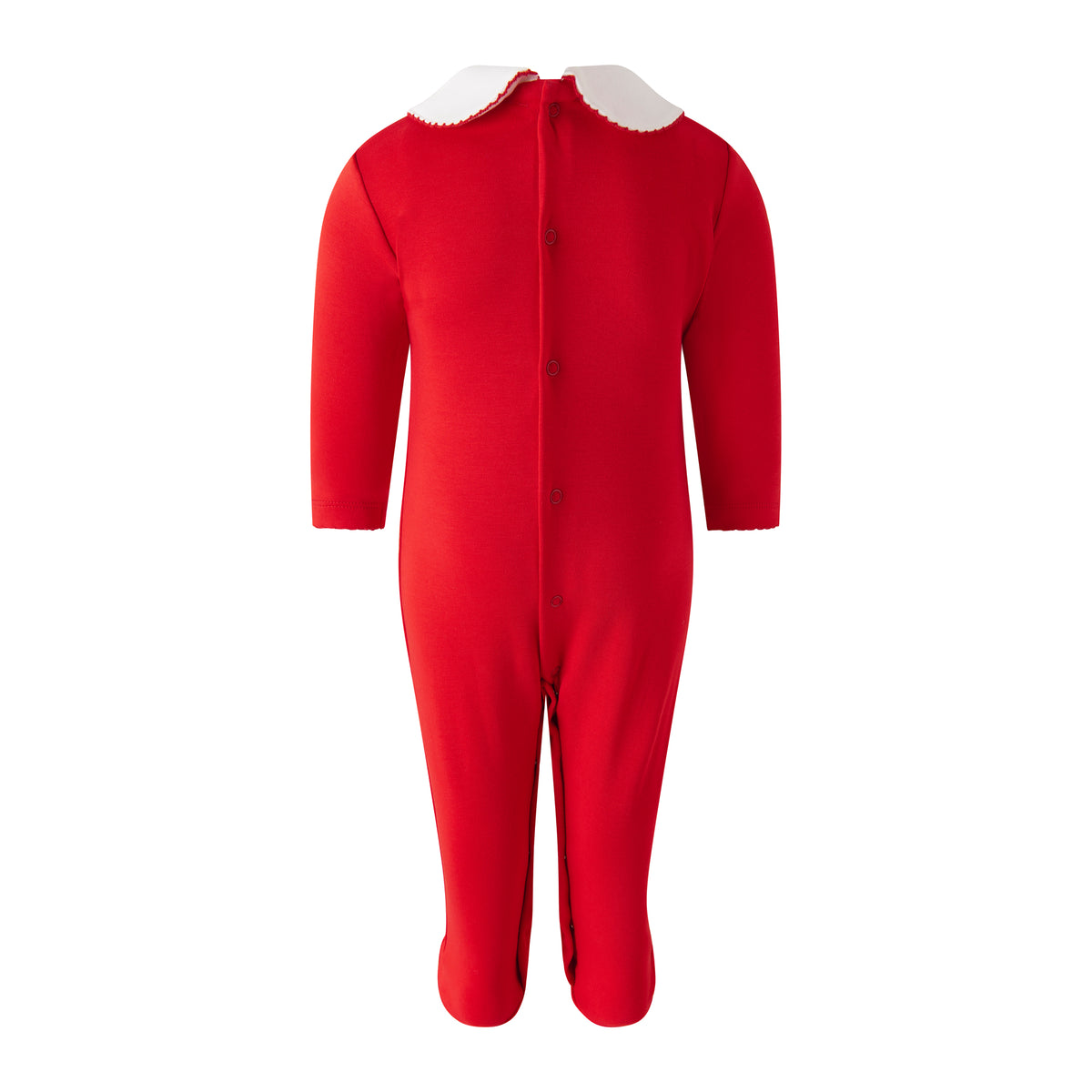 Candy Cane Smocked Babygro