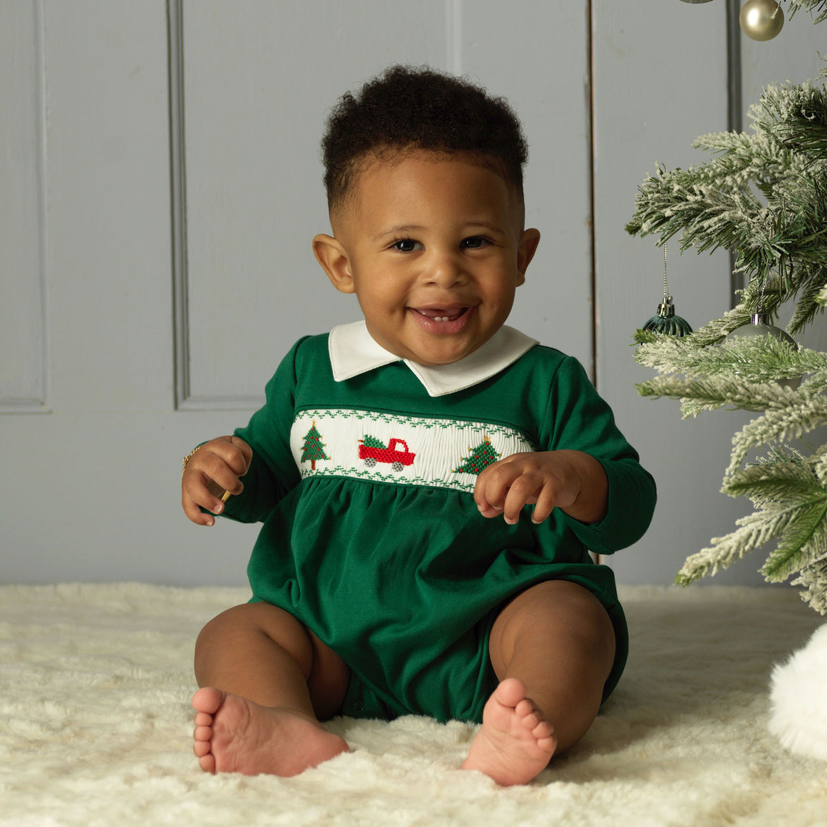 Christmas Tree Babysuit